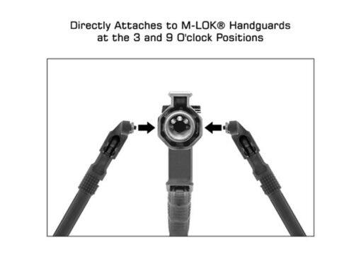 UTG Recon Flex II Bipod, 7"-9" Center Height, M-LOK - Image 4