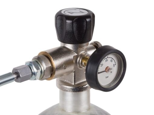 Air Venturi 100 cu-in Carbon Fiber Air Tank w/ Valve and Hose - Image 2